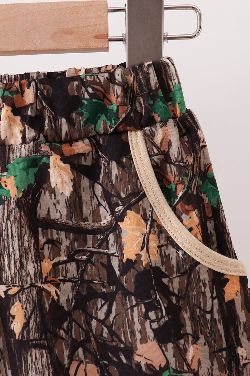 Camo Duck Embroidered Set