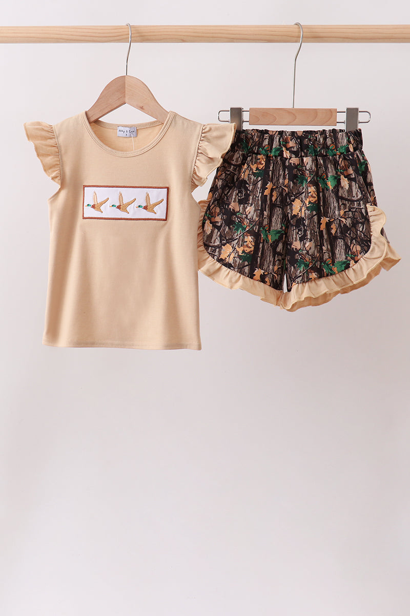 Camo Duck Embroidered Set