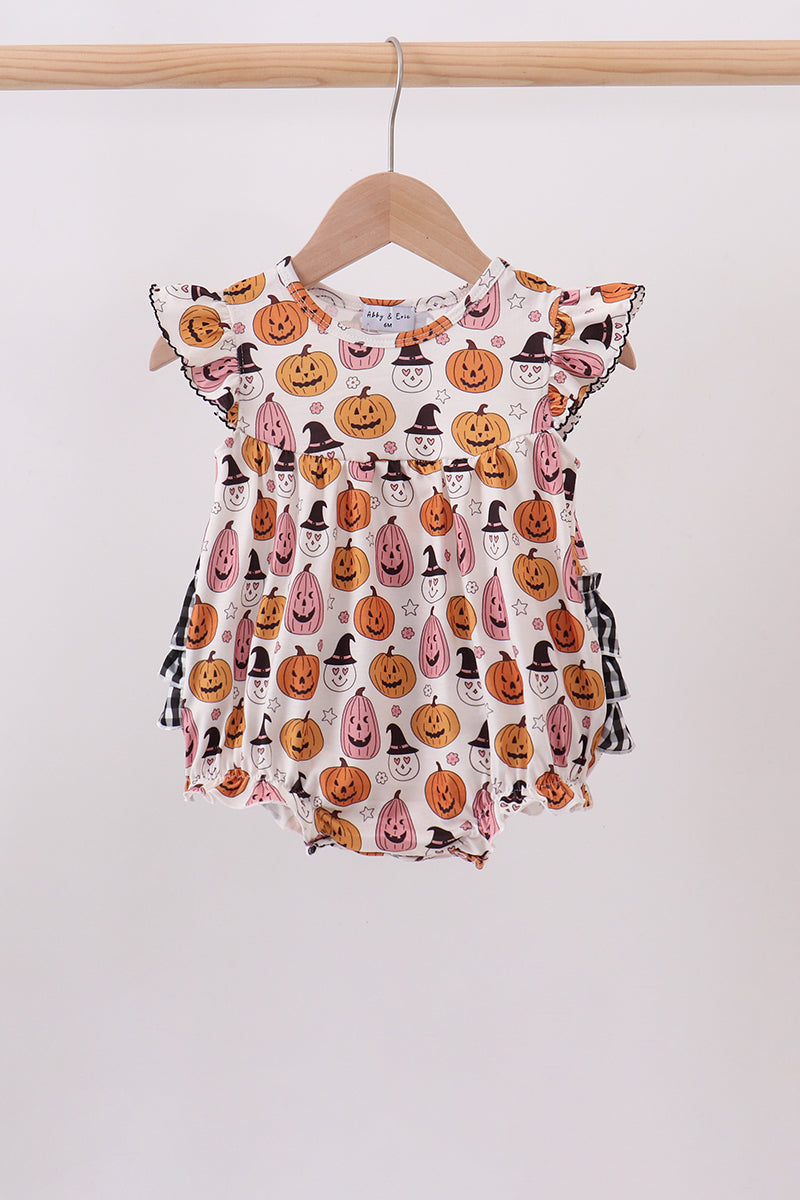 Pumpkin ruffle bubble