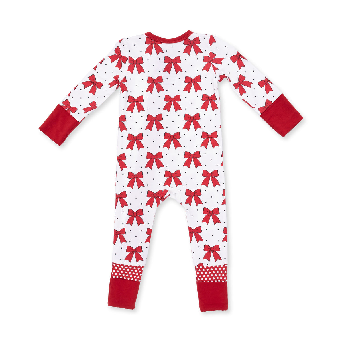 Festive Bows - Bamboo - Convertible Romper