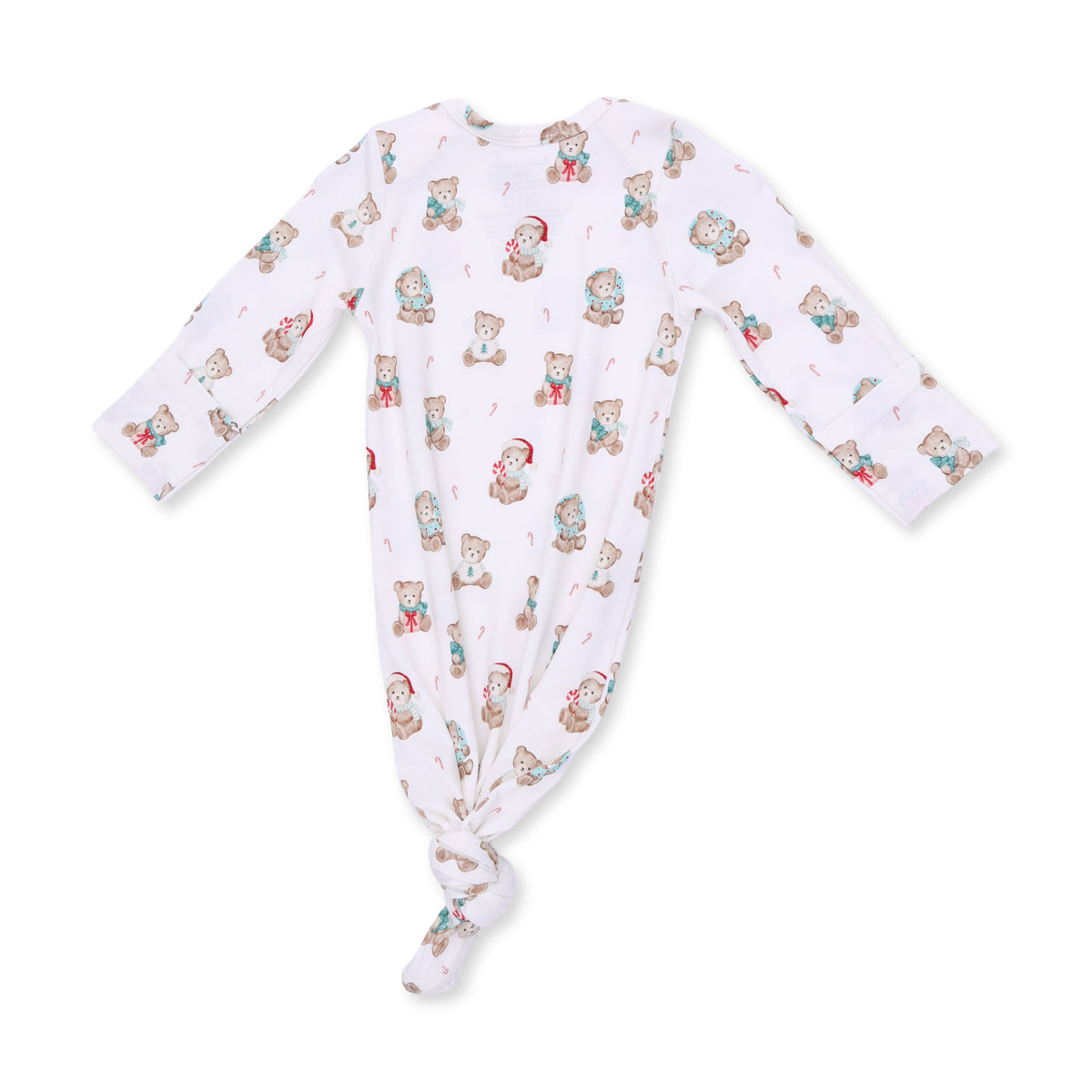 Christmas Teddy Bears Uni - Bamboo - Knotted Gown and Knotted Hat