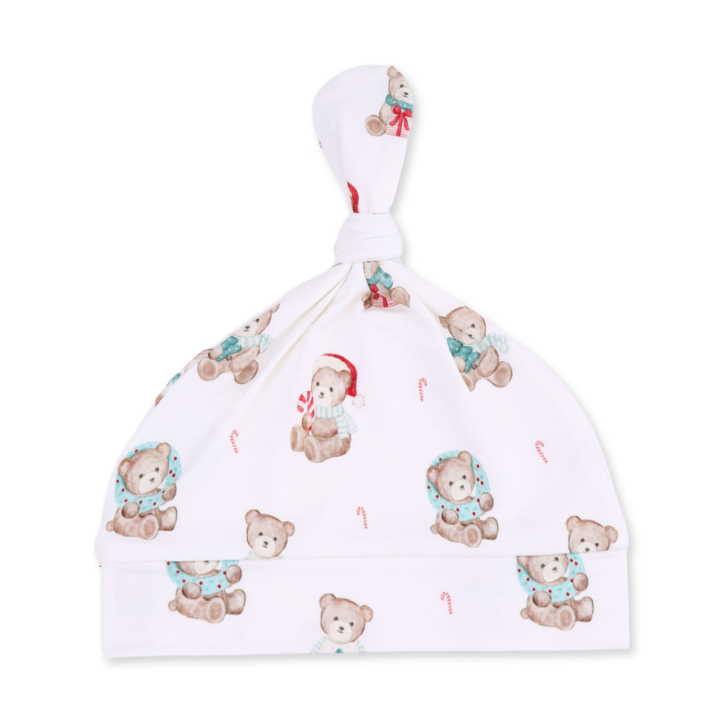 Christmas Teddy Bears Uni - Bamboo - Knotted Gown and Knotted Hat