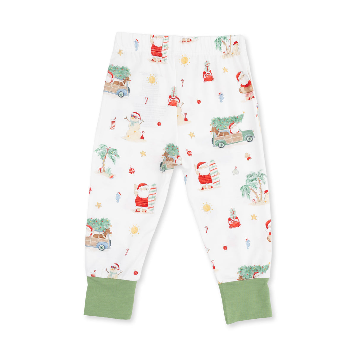 Beach Christmas - Bamboo - Long Sleeve Loungewear Set