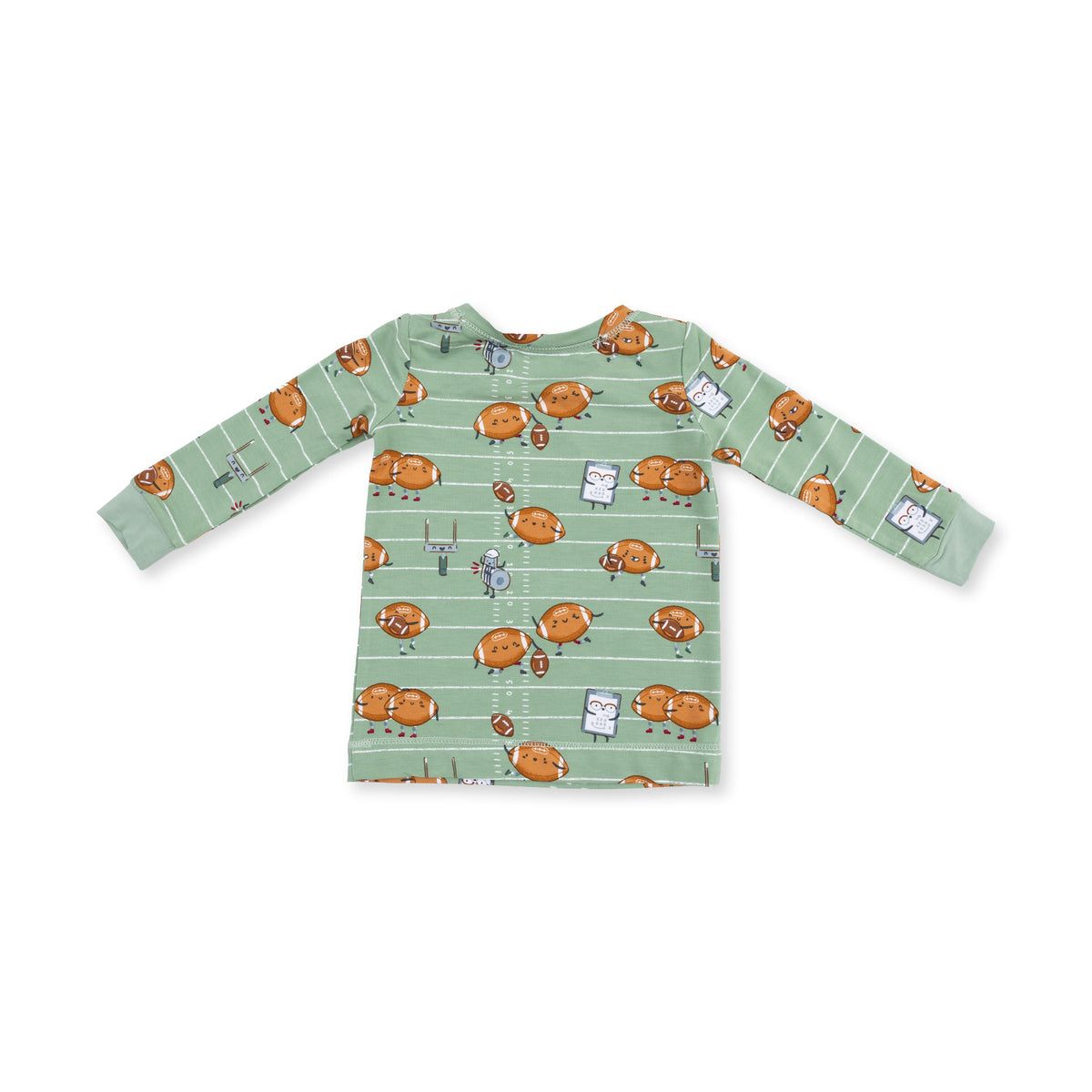 Footballs Playing Football - Long Sleeve Loungewear Set