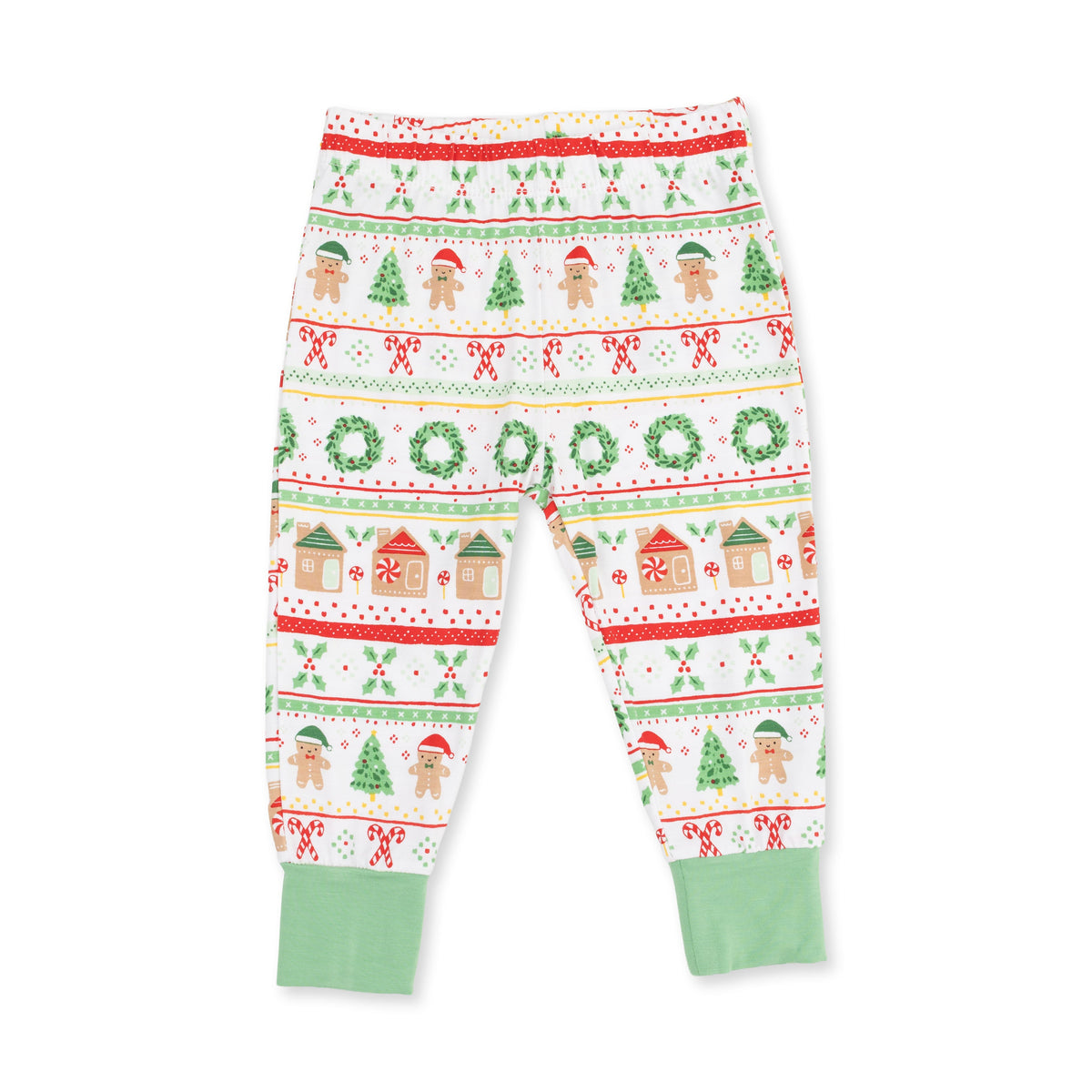 Gingerbread Fair Isle Uni - Bamboo - Long Sleeve Loungewear Set