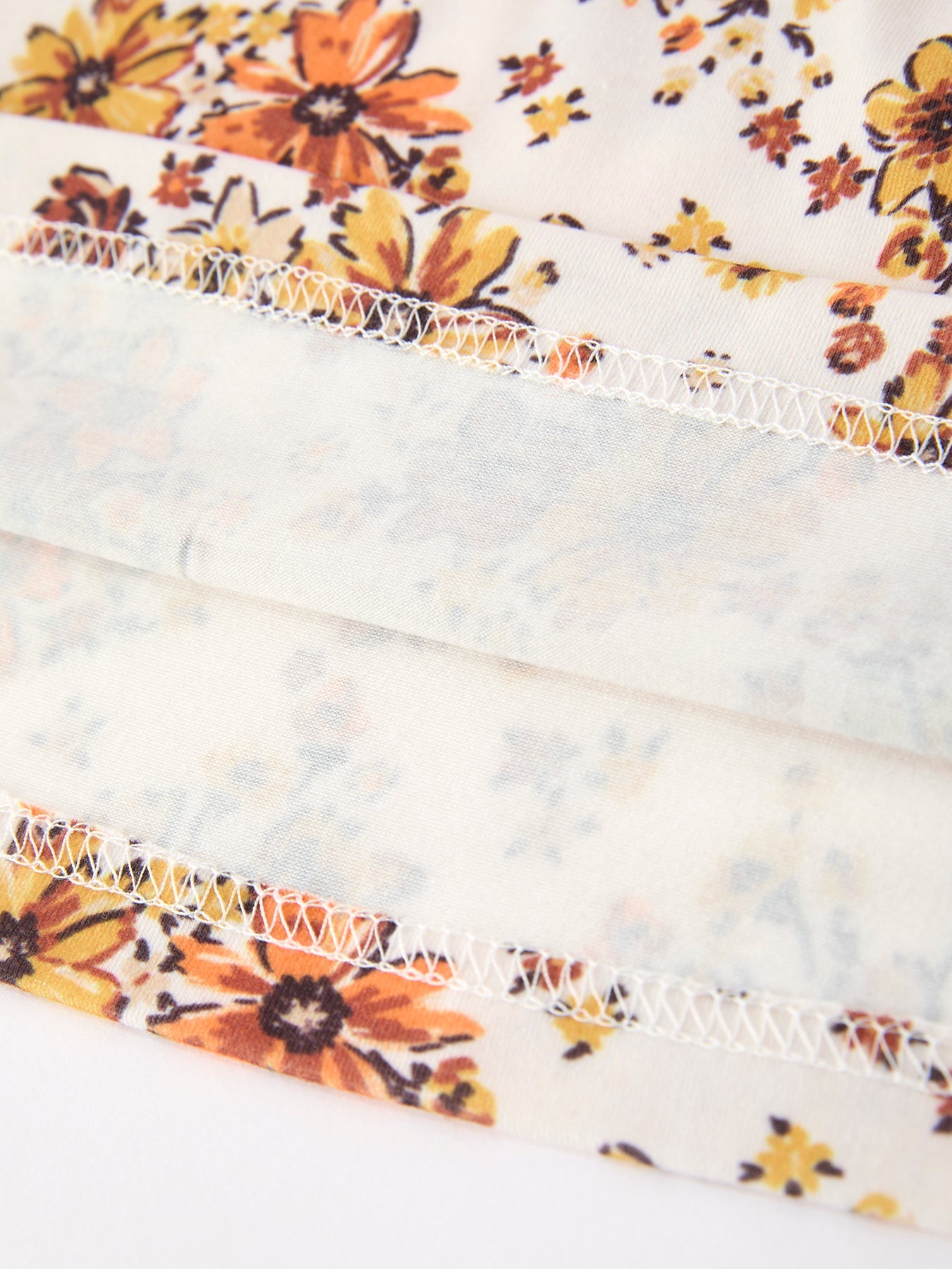 Fall Orange Floral Girl Dress Petals Collar