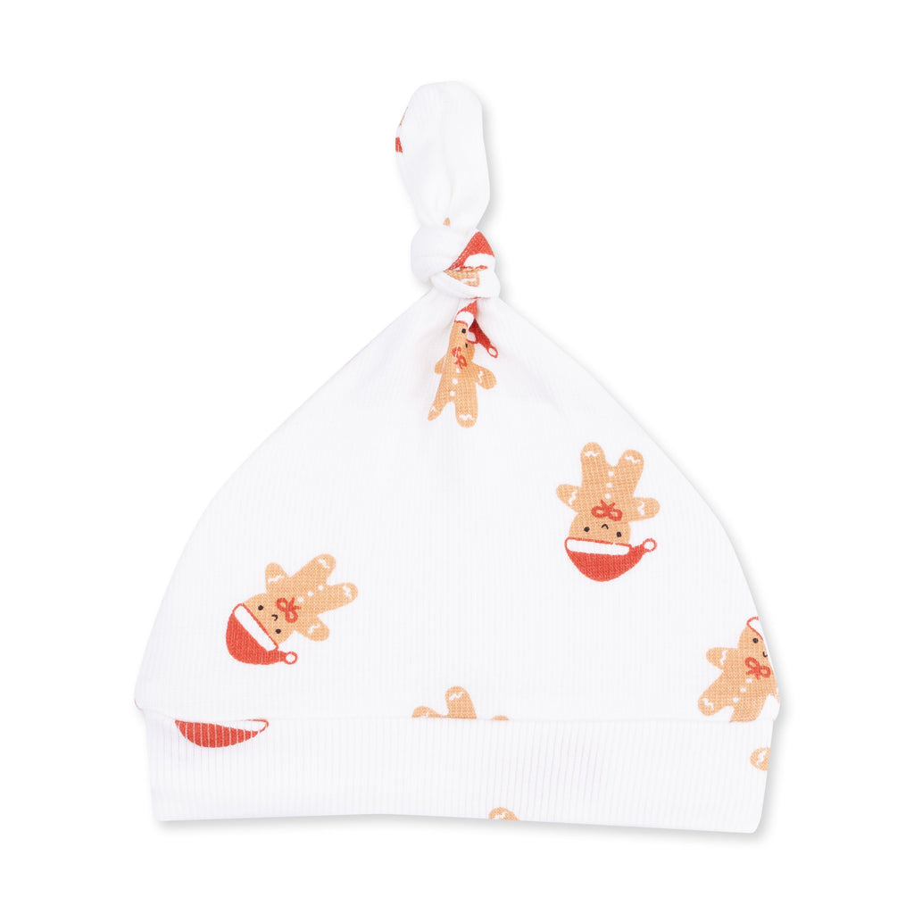 Simple Gingerbread - Ribbed - Knotted Gown and Knotted Hat