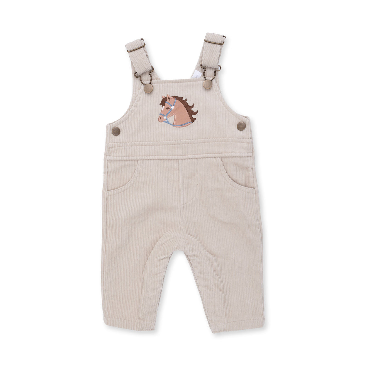 Peyote - Uni Old School Overall with Horse Applique