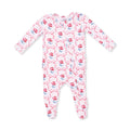 Leslie Rose - 2 Way Ruffle Back Zipper Footie