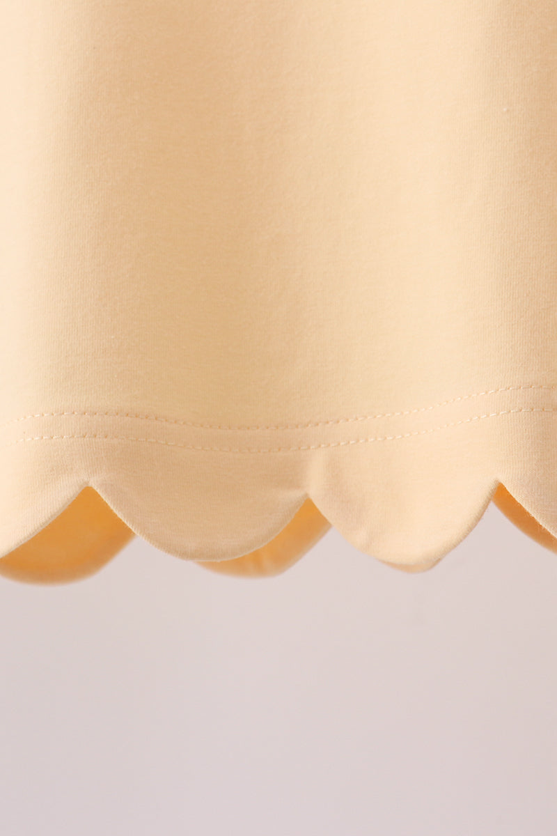 Buttercup Scalloped Shorts Set