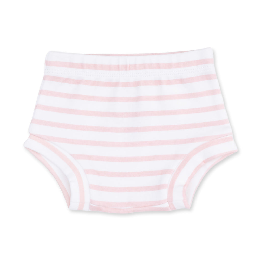 Stripe Puppy - Long Sleeve Dress with Ruffle and Bloomer (2T-4T Dress Only)