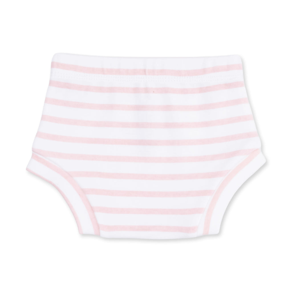 Stripe Puppy - Long Sleeve Dress with Ruffle and Bloomer (2T-4T Dress Only)