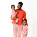 Vintage Santa Stripe - Bamboo - Adult Long Sleeve Loungewear Top