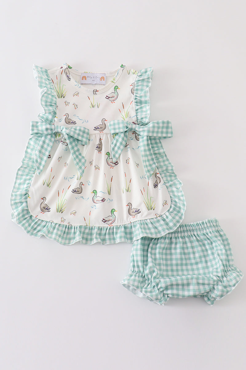 Sage Mallard Bloomer Set