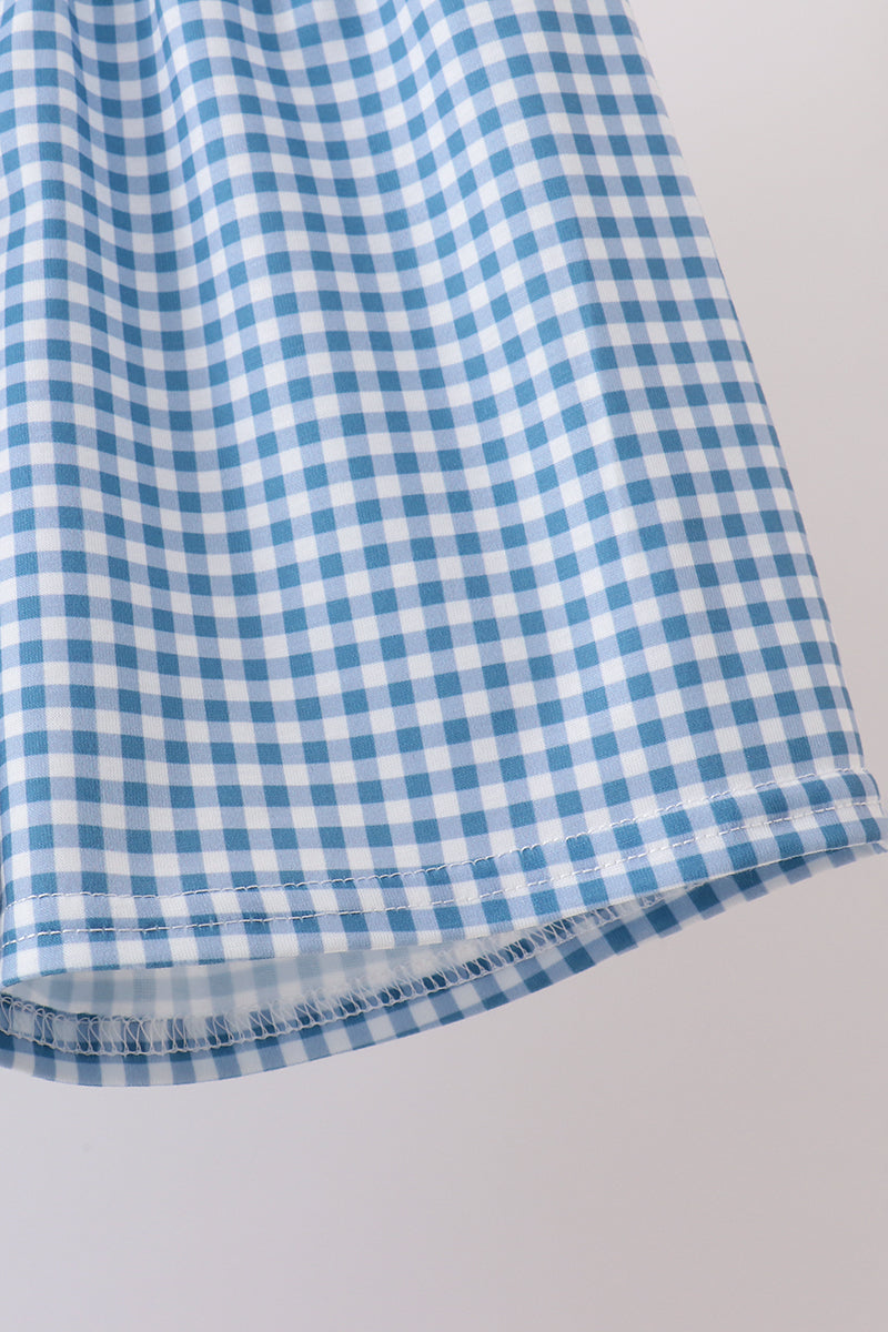 Blue Plaid Set
