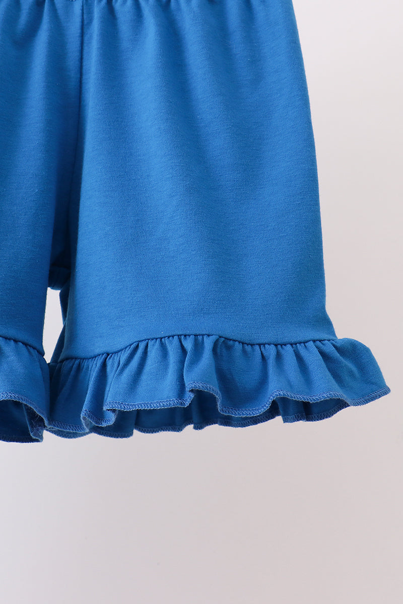 Blue Castle Smocked Ruffle Set