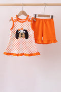 Orange Tennessee Dog Appliqué Set