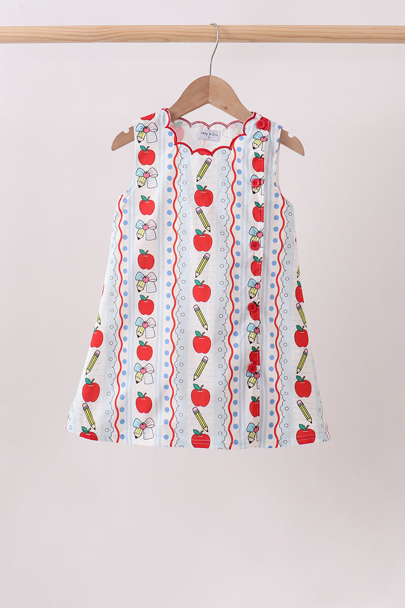 Red Apple Pencil Dress