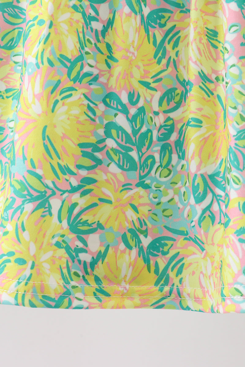 Yellow Lily Floral Set