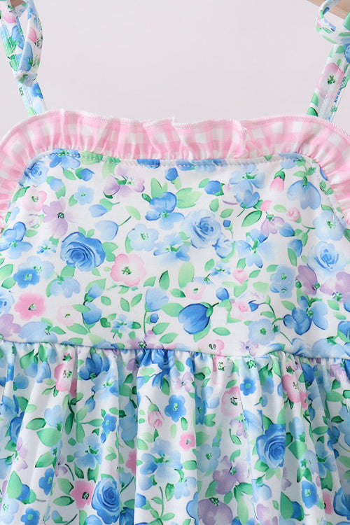 Blue Floral Set