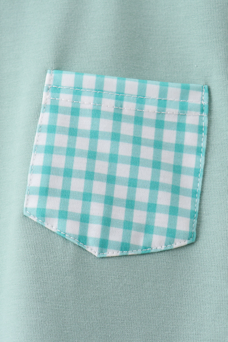 Green Duck Pocket Shorts Set