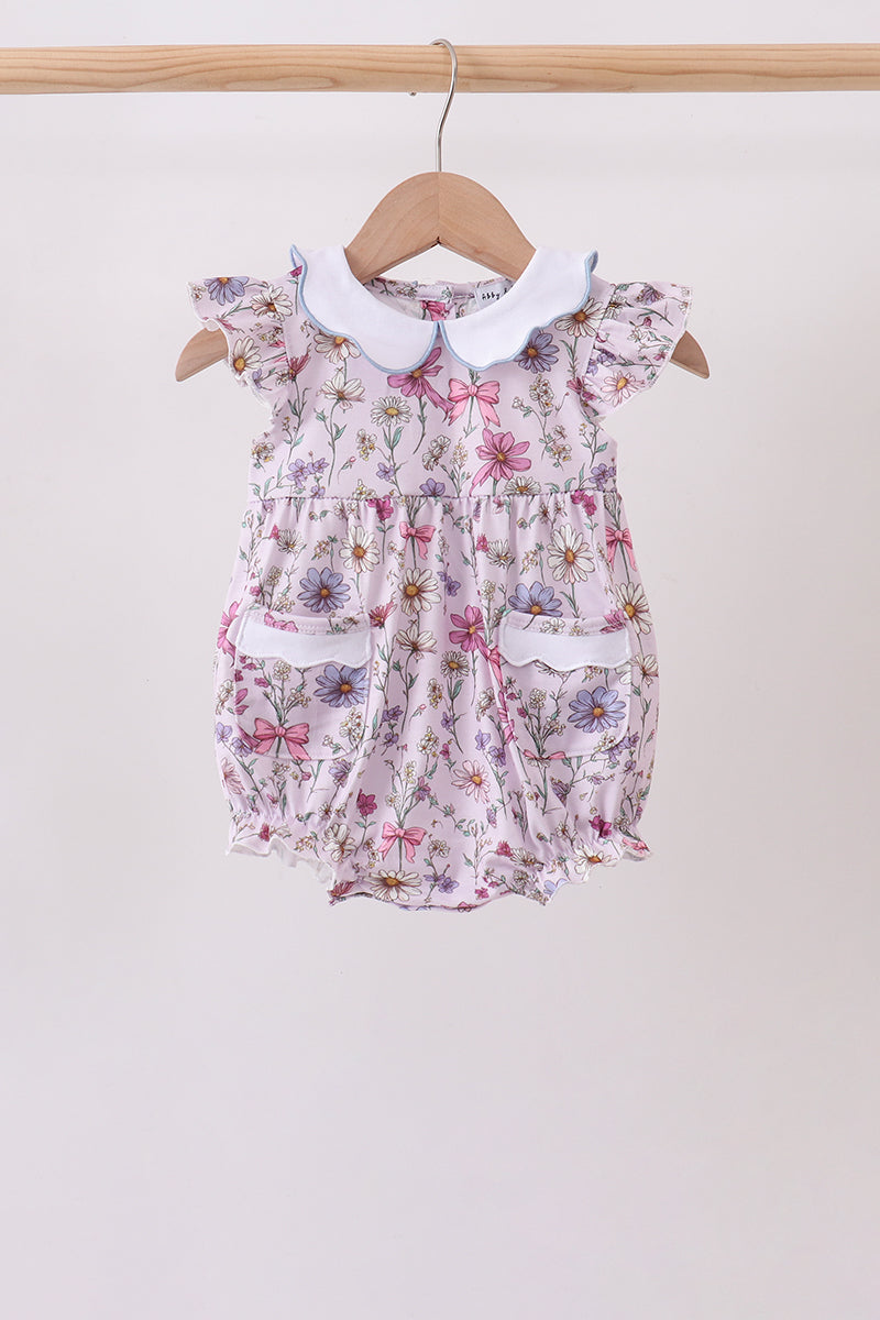 Purple Garden Ruffle Bubble