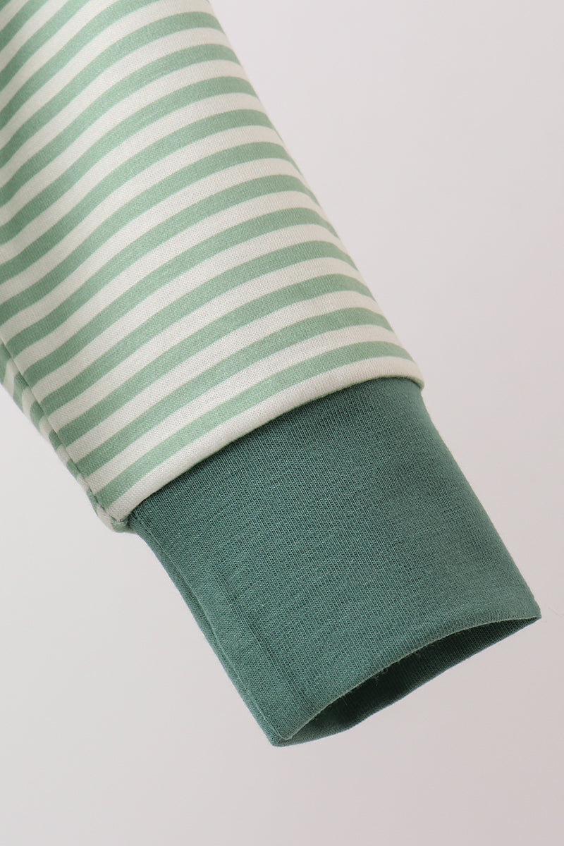 Teal Stripe pocket bubble
