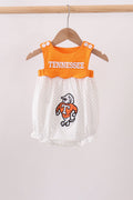 Orange Tennessee Applique Bubble