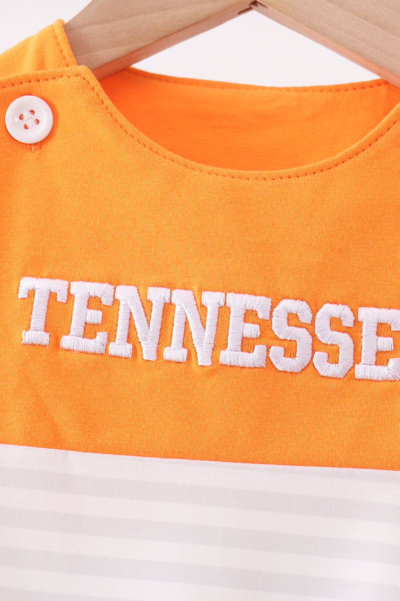 Orange Tennessee Applique Stripe Jon Jon