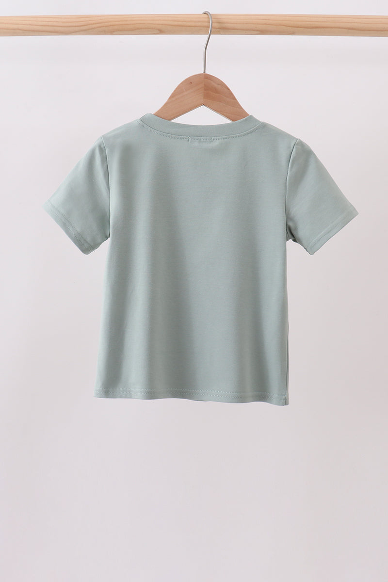 Sage Mallard French Knot Top