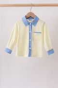 Cream button down shirt