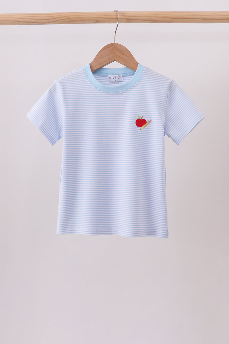 Blue Apple Pencil Pocket Top