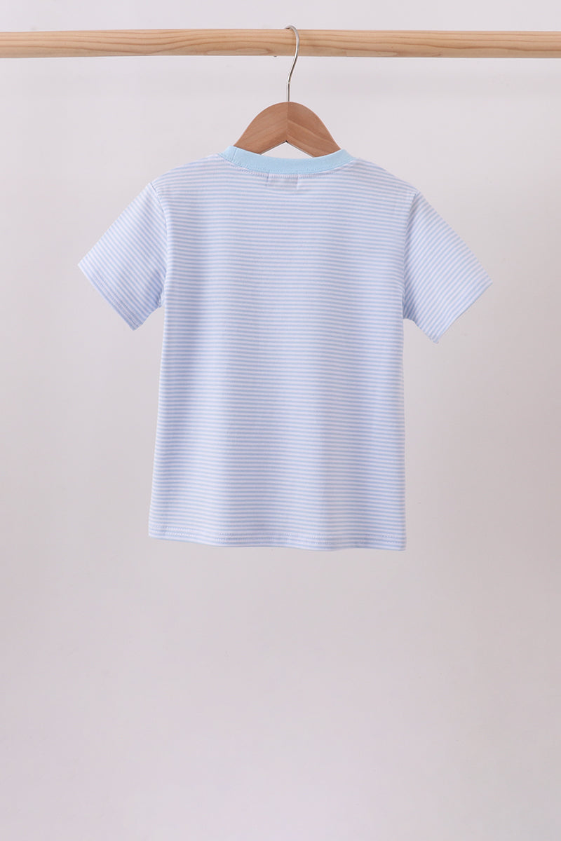 Blue Apple Pencil Pocket Top